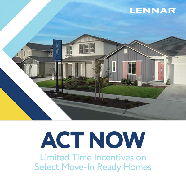 ACT NOW - Limited Time Incentives on Select Move-In Ready Homes